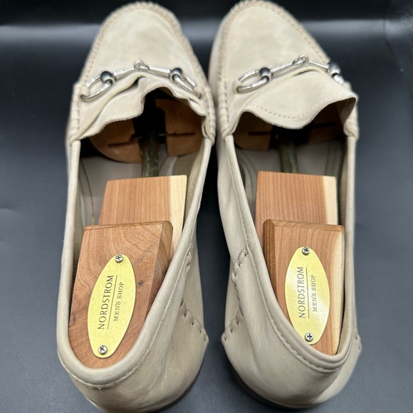 Gucci Men's Beige Loafers with Silver Bit G11/US12 - Picture 4 of 7